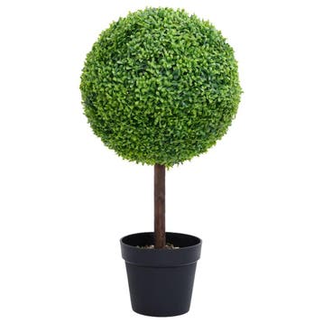 vidaXL Kunstplant met pot buxus bolvorming 71 cm groen, Verzenden, Nieuw