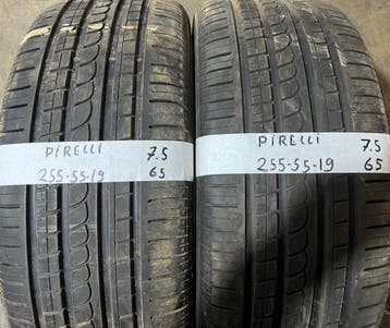2x255-55-19 Pirelli Zomer 2x7.5m €65 Per Band, Gebruikt, 255 mm, Band(en), Personenwagen