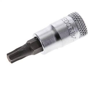 1/4 Gedore Dopsleutel voor TX27 Torx-Bouten, Verzenden, Nieuw