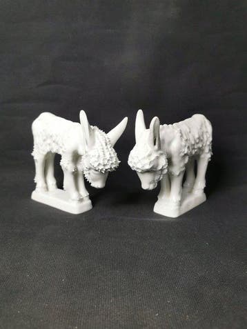 sculptuur, KPM - Judith Speer -2 Raffinati Esini - LU.18,5cm