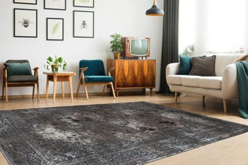 Vintage Vloerkleed | Elysee | Zilver | 120x170 cm, Verzenden, Nieuw