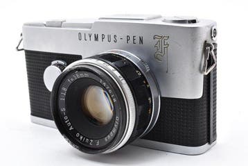 Olympus Pen F + 1.8/38mm | Halfkleinbeeldcamera, Nieuw