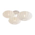 Japandi plafondlamp wit 3-lichts - Multi Bida, Verzenden, Nieuw, Japandi