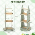 LIVSK Draaibaar Kinderboekenrek - Boomvormig Design - 360° D, Boeken, Verzenden, Nieuw