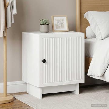 vidaXL Nachtkastje 2 st Hoogglans Wit 43 x 34,5 x 50 cm, Minder dan 45 cm, Verzenden, Nieuw, Minder dan 55 cm