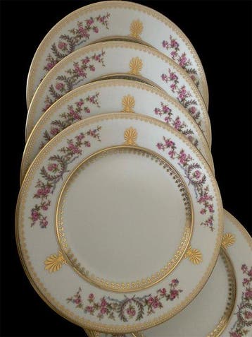 GDA Limoges - Dessertservies (13) - Joséphine - Porselein