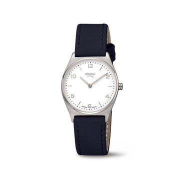 Boccia Titanium 3338-01 Dames Horloge 30mm, Verzenden, Nieuw