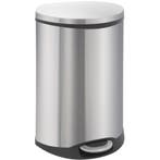 Pedaalemmer | SHELL BIN | RVS | 50L | Klapdeksel | Anti, Verzenden, Nieuw in verpakking