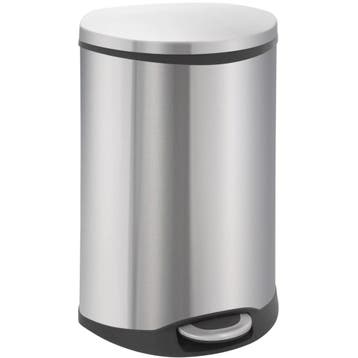 Pedaalemmer | SHELL BIN | RVS | 50L | Klapdeksel | Anti, Verzenden, Nieuw in verpakking