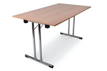 Inklapbare tafel recht | 140x80 | T-frame, Ophalen of Verzenden, Nieuw, Kunststof
