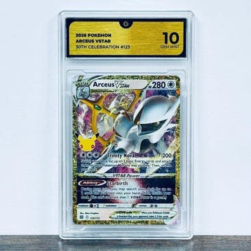 Pokémon Graded card - Arceus VSTAR 123 - 30th Anniversary –, Nieuw