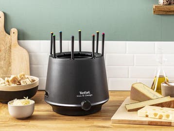 Tefal Inox & Design EF2658 - Elektrische Fonduepan - 8, Ophalen of Verzenden, Zo goed als nieuw