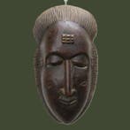 Ceremonieel Masker - Baule - Ivoorkust (Zonder minimumprijs)