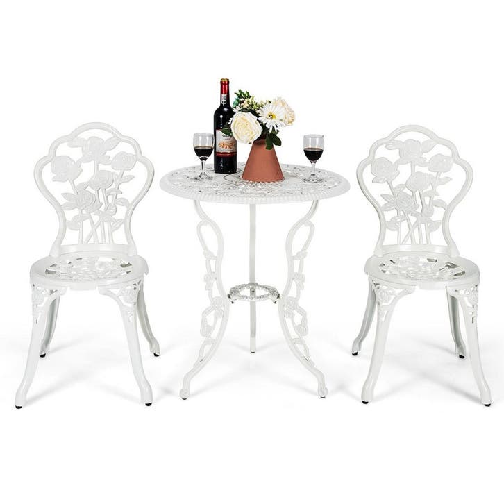LIVSK 3-delige Bistrotafelset - Stijlvol Design - Duurzaam G, Tuin en Terras, Tuinhaarden, Nieuw, Verzenden