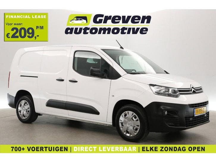Citroën Berlingo 1.5 BlueHDI L2 102PK | Airco | Camera |, Auto's, Bestelauto's, Handgeschakeld, Diesel, Wit, Citroën