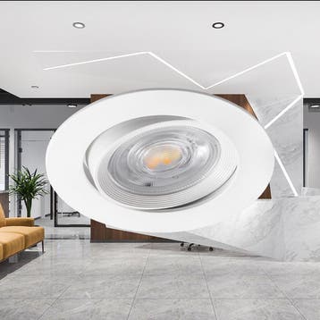 LED Inbouwspot - Brinton - 7W 630lm 38D - Dimbaar - 840, Kunststof, Nieuw, Overige fittingen, Ophalen of Verzenden