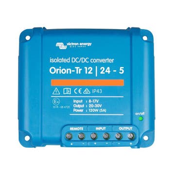 Victron DC Omvormer 12V > 24V | Orion-Tr 12/24-5A (120W), Ophalen of Verzenden, Nieuw