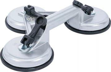 Bgs Technic Drievoudige glaszuiger aluminium diameter 115 mm, Verzenden, Nieuw