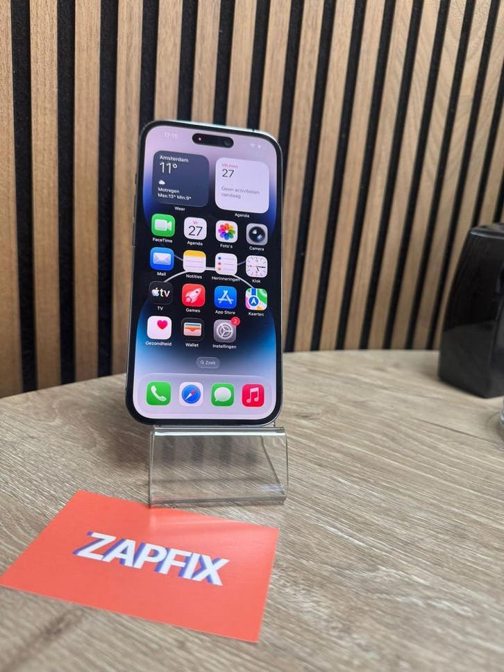 Apple iPhone 14 Pro | 256GB | Paars | 1 Jaar Garantie, Telecommunicatie, Mobiele telefoons | Apple iPhone, Zonder abonnement, 128 GB