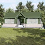 vidaXL Gezinstent Groen en beige 622 x 295 x 238 cm, Caravans en Kamperen, Verzenden, Nieuw, Tot en met 2