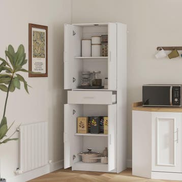 HOMCOM Keukenbuffet Kast met Deuren, Lades en Verstelbare Pl, Verzenden, Nieuw