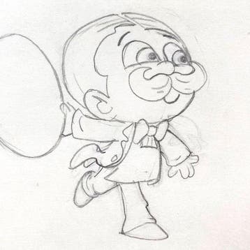 PRINGLES : Originele vintage reclame-animatietekening -, Nieuw in verpakking