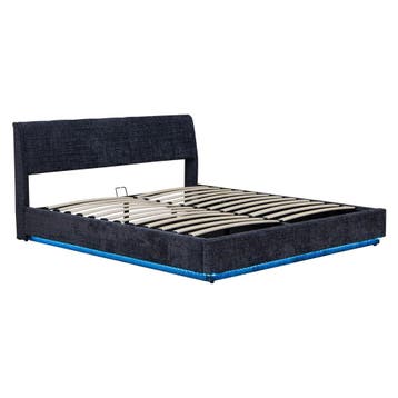 Tweepersoonsbed Tröstiar met LED licht 180x200 cm blauw [en., Verzenden, Nieuw