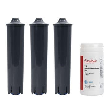 ECCELLENTE Care Kit voor Jura – 3x waterfilters + 25x, Ophalen of Verzenden, Nieuw