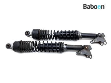 Achter Schokbreker Set Piaggio | Vespa MP3 400 LT 2007-2010, Motoren, Verzenden, Gebruikt