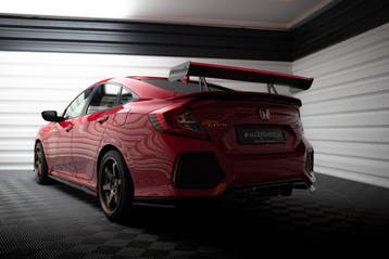 Maxton Carbon Spoiler met LED Honda Civic SI Mk10, Verzenden