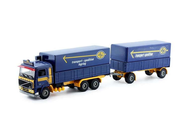 Schaal 1:50 Tekno 860407 Zweden 1986 ASG  Volvo Motorwage..., Hobby en Vrije tijd, Modelauto's | 1:50, Gebruikt, Tekno, Ophalen of Verzenden