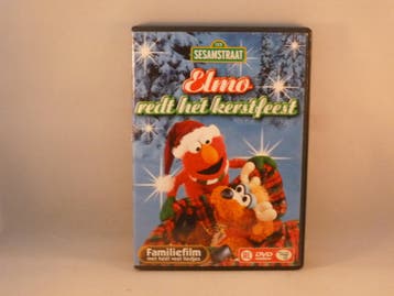 Sesamstraat Elmo redt het Kerstfeest  (DVD), Ophalen of Verzenden, Zo goed als nieuw