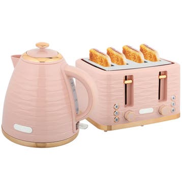2-in-1 Broodrooster- En Waterkoker-set, 7 Bruiningsniveaus,, Verzenden, Nieuw