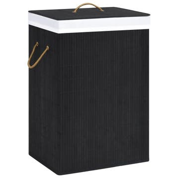 Wasmand bamboe 72L - 2 vakken | Retourdeal 51% Korting, Huis en Inrichting, Badkamer | Badtextiel en Accessoires, Ophalen of Verzenden