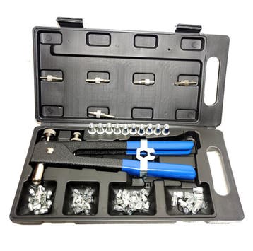 Blindklinkmoeren set met tang 51-delig | M3 t/m M8 | alu, Ophalen of Verzenden, Nieuw