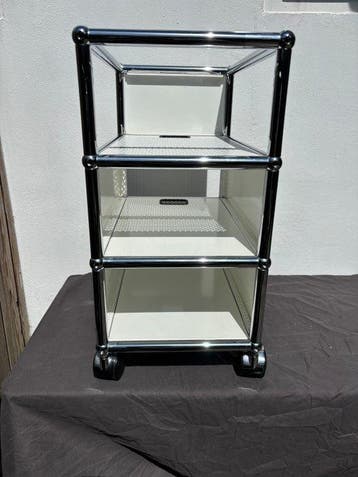 USM Haller - Trolley - Staal, Chroom, Plastic