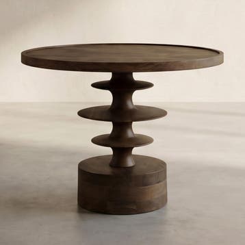 *WOONWINKEL* Dutchbone Cath Walnut Ronde Salontafel Walnoot, Huis en Inrichting, Tafels | Salontafels, Verzenden, Nieuw