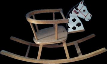 Hobbelpaard - Original Rocking Horse from the 1970s -