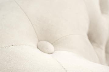 Chesterfield 2-zits bank 150cm fluweel champagne 2-zits met, Ophalen of Verzenden, Nieuw