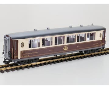 LGB 32650 Salonwagen Fleche dOr No 4015, Metallrader, in..., Hobby en Vrije tijd, Overige typen, Ophalen of Verzenden, Zo goed als nieuw