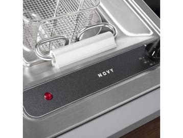 NOVY 3711 - Friteuse - Domino 30 - Inox deksel, Witgoed en Apparatuur, Verzenden, Zo goed als nieuw