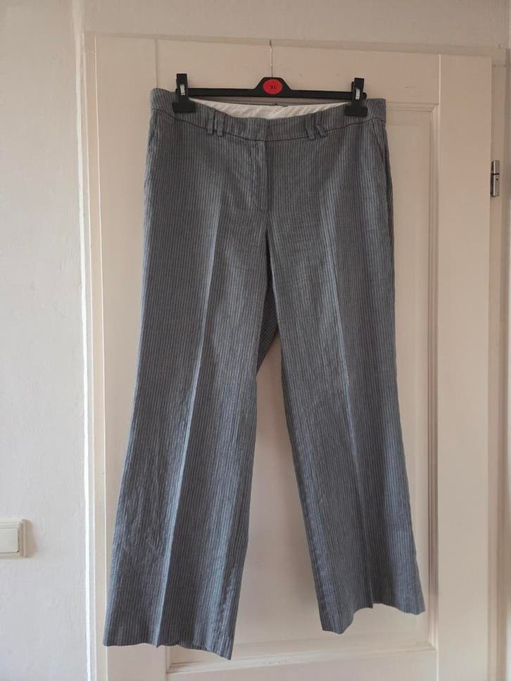 mooie pantalon Bandolera maat 44, Kleding | Dames, Broeken en Pantalons, Grijs, Zo goed als nieuw, Maat 42/44 (L), Ophalen of Verzenden