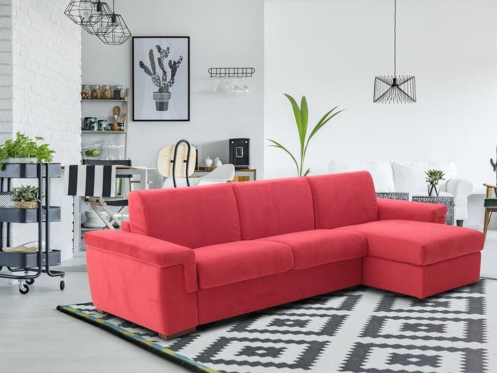 Assisi Italiaanse hoek slaapbank van Kermes Divani., Huis en Inrichting, Slaapkamer | Slaapbanken, Nieuw, Ophalen of Verzenden