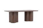 Eettafel Oakly 210x100 cm Eikenhout Bruin Fineer Jorn, Verzenden, Nieuw