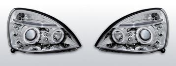 Koplampen Angel Eyes | geschikt voor Renault Clio 2 2001-200, Verzenden, Nieuw, Renault