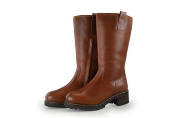 Mysa Laarzen in maat 39 Bruin, Kleding | Dames, Hoge laarzen, Bruin, Verzenden, Zo goed als nieuw