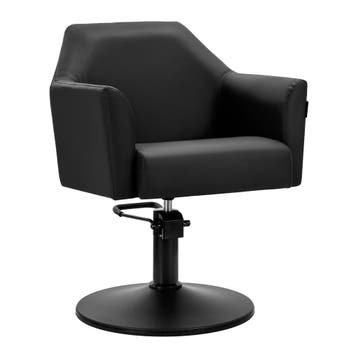 Gabbiano Davos Kappersstoel Zwart Met Verstelbare Zitting, Huis en Inrichting, Stoelen, Ophalen of Verzenden, Nieuw