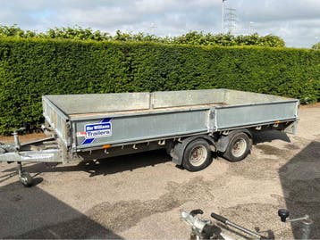 Veiling: Platte Oplegger Ifor Williams 2S HB511 2018, Ophalen, Gebruikt