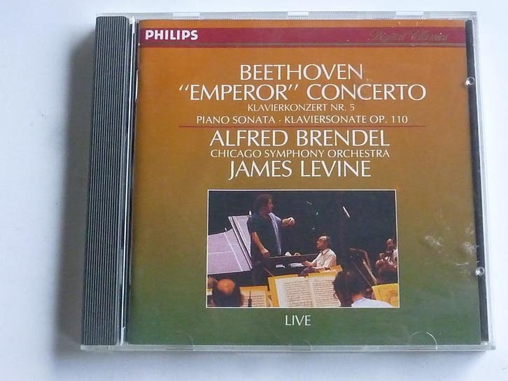 Beethoven - Emperor Concerto / Alfred Brendel / James Levine, Cd's en Dvd's, Cd's | Klassiek, Zo goed als nieuw, Ophalen of Verzenden