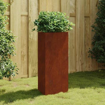 vidaXL Plantenbak 40x34,5x75 cm cortenstaal, Verzenden, Nieuw, Metaal, Minder dan 60 cm